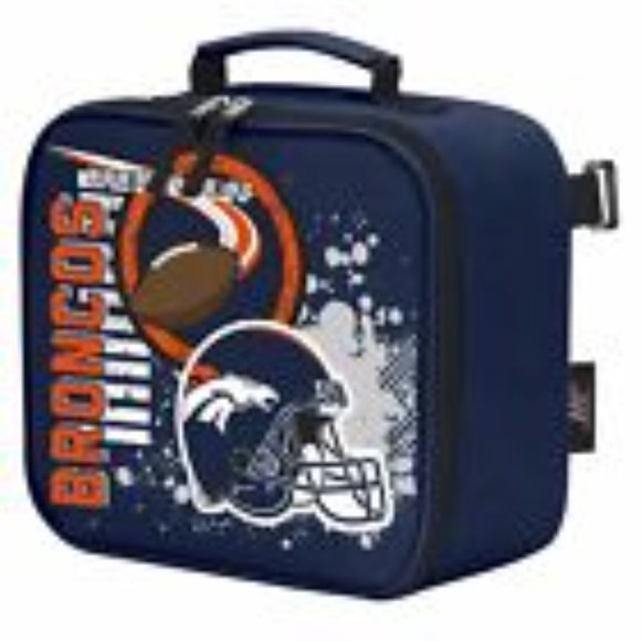 NFL Denver Broncos "Accelerator" Backpack & Lunch Kit Set, 16" x 9.5" x 12" NEW - Picture 6 of 7